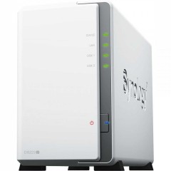 Сетевое оборудование Synology DS223j Сетевой NAS сервер 2xHDD для дома