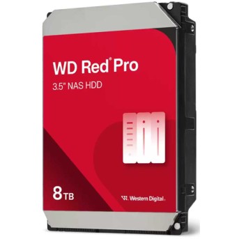 Жесткий диск HDD 8Tb SATA 6Gb/s Western Digital Red Pro WD8005FFBX 3.5” 7200rpm 256MB (CMR) в Metoo.kz - Metoo (1)