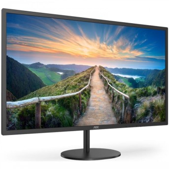 Монитор жидкокристаллический AOC Q32V4/01 LCD 31.5'' 16:9 2560х1440(WQHD) IPS, nonGLARE, 75 Hz, 250 cd/m2, H178°/V178°, 1200:1, 20М:1, 16.7M, 4ms, HDMI, DP, Tilt, Speakers, 3Y, Black в Metoo.kz - Metoo (2)