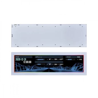 Универсальный экран 8,8'' Lian Li (US88v1) IPS/LCD/1920×480/60Hz/ARGB/L-Connect 3/G89.SM088W.00 в Metoo.kz - Metoo (1)
