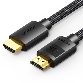 Кабель Ugreen HD119 4K HDMI Cable Male to Male Braided 5m 40103 в Metoo.kz - Metoo (1)