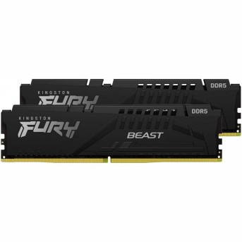 Модуль памяти Kingston Fury Beast Black EXPO KF556C36BBEK2-32 DDR5 DIMM 32Gb KIT(2x16) 5600 MHz CL36 в Metoo.kz - Metoo (1)