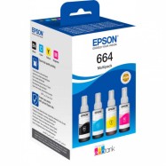 Чернила Epson L100/110/200/210/300/355/550/555 (O) 4 цвета мультипак C13T66464A