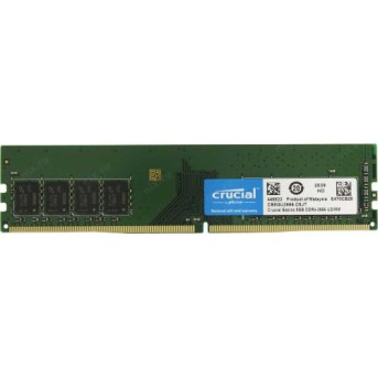 Оперативная память 8GB DDR4 2666 MHz Crucial Basics PC4-21300 Unbuffered NON-ECC 1.2V CB8GU2666 в Metoo.kz - Metoo (2)