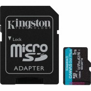 Карта памяти MicroSD, Kingston Canvas Go! Plus Gen4, 1TB, SDCG4/1TB, Class 10, UHS-I, R200/W160..