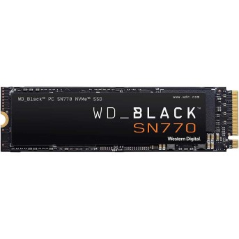 Твердотельный накопитель 500GB SSD WD BLACK SN770 NVMe M.2 PCI-E R5000Mb/s, W4000MB/s WDS500G3X0E в Metoo.kz - Metoo (1)