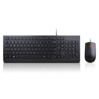 Lenovo Essential Wired Combo Keyboard and Mouse (Russian/Cyrillic 441) Keyboard Russian/Cyrillic (441) в Metoo.kz - Metoo (1)
