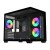 Компьютерный корпус FSP S342-BA, Без БП, 2xUSB3.0+Type-C, 6xARGB 120mm, 2xGlass, Black, mATX в Metoo.kz - Metoo (3)