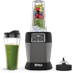 Блендер стационарный Ninja BN495EU Fitness черный/серый..