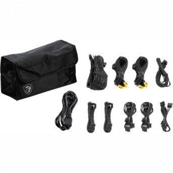 Блок питания MSI MPG A1250GS PCIE5, 1250W, Active PFC, 80+ GOLD, Full Modular, MPG A1250GS PCIE5 в Metoo.kz - Metoo (5)