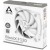 Кулер для корпуса ARCTIC BioniX F120 (Grey/White), ACFAN00164A, 12cm, 200-1800rpm, 4Pin, Fluid Dyn. в Metoo.kz - Metoo (4)