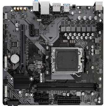 Материнская плата GIGABYTE A620M H, AM5, A620, PCIe4.0, HDMI+DP, 2xDDR5, GLAN, M.2(2580), mATX в Metoo.kz - Metoo (3)