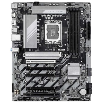 Материнская плата GIGABYTE B860 DS3H, LGA1851, 4xDDR5, PCIe5.0, HDMI+DP, 2xM.2, 2.5Gb LAN, ATX в Metoo.kz - Metoo (1)