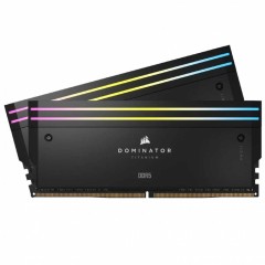 Corsair DOMINATOR TITANIUM 48GB (2 x 24GB) DDR5 7200 CL36-46-46-116 1.40V Intel XMP - BLACK