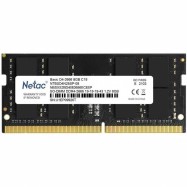 Модуль памяти для ноутбука Netac Basic, NTBSD4N26SP-08, DDR4 SO-DIMM, 8Gb, 2666Mhz, C19
