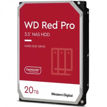 Жёсткий диск HDD 20 Tb SATA 6Gb/s Western Digital Red Pro WD201KFGX 3.5" 7200rpm 512Mb в Metoo.kz - Metoo (1)