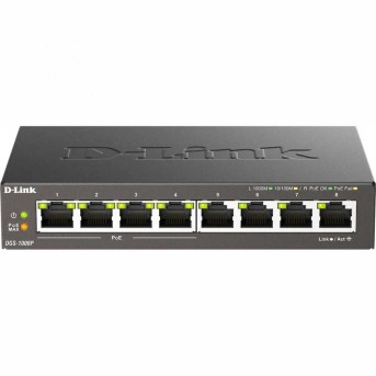 Коммутатор D-Link DGS-1008P/F3A в Metoo.kz - Metoo (1)