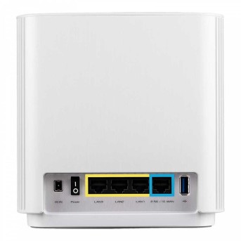 Маршрутизатор ASUS XT8 V2 AX6600,2.0GHz quad-core CPU,AiMesh,OFDMA,RJ45 2.5G WANx1,RJ45 Gb LANx3,USB3.1 Gen1x1,WHT в Metoo.kz - Metoo (3)