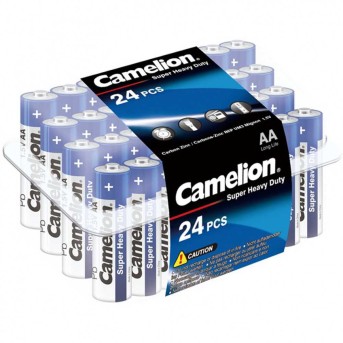 Батарейка CAMELION Super Heavy Duty R6P-PB24B 24 шт. в упак. в Metoo.kz - Metoo (1)