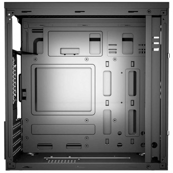 Компьютерный корпус FSP CST120, Без БП, 2xUSB2.0, 1xFAN80, Black, mATX - Metoo (4)