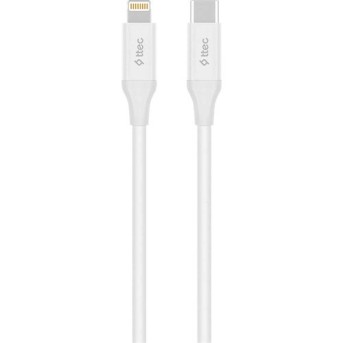 ttec Type-C - Lightning Fast Charging Cable 150cm , White в Metoo.kz - Metoo (1)