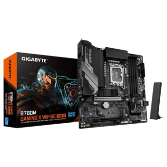 Материнская плата GIGABYTE B760M GAMING X WIFI6E GEN5, LGA1700, 4xDDR5, HDMI+DP, 2xM.2, mATX в Metoo.kz - Metoo (4)