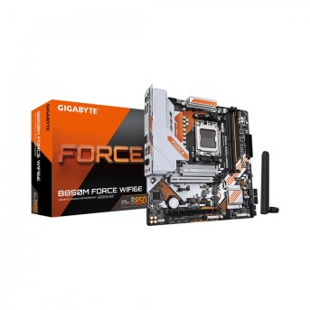 Материнская плата GIGABYTE B850M FORCE WF6E, AM5, B850, 2xDDR5, DP+HDMI, 3xM.2, 4xSATA WiFi 6E, MATX в Metoo.kz - Metoo (4)