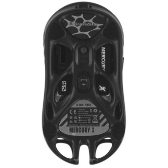 Мышь GravaStar Mercury X Galaxy Black, PAW3950, 32000dpi, 49g, 2.4/BT/Wired в Metoo.kz - Metoo (2)