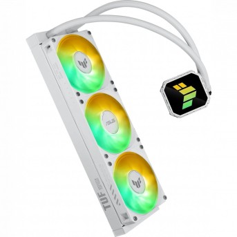 Водяное охлаждение CPU Asus TUF GAMING LC III 360 ARGB WHT 3x120mm Liquid CPU Cooler, PWM, ARGB в Metoo.kz - Metoo (2)