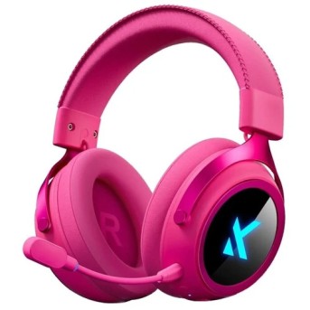 Наушники с микрофоном MCHOSE X9, 7.1 Surround, 53mm Drivers, 2.4/BT/USB, 2000mAh, Rose Red в Metoo.kz - Metoo (1)