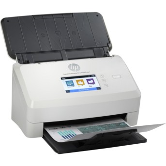 Сканер HP 6FW10A ScanJet Enterprise Flow N7000 snw1 (A4) 600x600 dpi, 1 Gb, ADF (80 pages), 75 ppm, USB 3.0 + Ethernet + Wi-Fi, Duty cycle 7500 pages в Metoo.kz - Metoo (1)