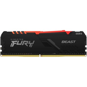 Модуль памяти Kingston Fury Beast RGB KF432C16BBA/8 DDR4 DIMM 8Gb 3200 MHz CL16 (8473302008) в Metoo.kz - Metoo (1)