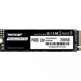 Твердотельный накопитель SSD 2 Tb M.2 PCI-E Patriot P400 Lite P400LP1KGM28H, R3500/W2700 в Metoo.kz - Metoo (1)
