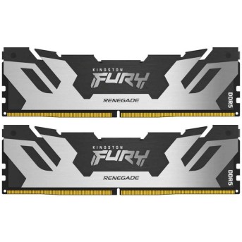 Модуль памяти Kingston Fury Renegade Silver XMP KF564C32RSK2-32 DDR5 DIMM 32G KIT (2x16)6400MHz CL32 - Metoo (1)