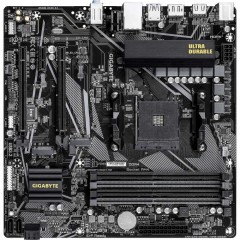 Материнская плата GIGABYTE B550M DS3H R2, AM4, 4xDDR4, PCIe4.0, DP+HDMI, 2xM.2, GLAN, mATX