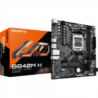 Материнская плата GIGABYTE B840M H, AM5, 2xDDR5, PCIe4.0, HDMI+DP, M.2, mATX в Metoo.kz - Metoo (4)
