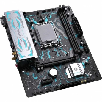 Материнская плата MaxSun B760M GAMING WIFI GANK, LGA1700, 2xDDR5, 3xSATA, 1xM.2, HDMI+VGA, mATX в Metoo.kz - Metoo (2)