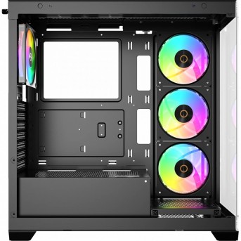 Корпус Ocypus Gamma C72 BK ARGB ATX/mATX/ITX 3xUSB Черный Gamma-C72-BKD400XX-GL в Metoo.kz - Metoo (2)