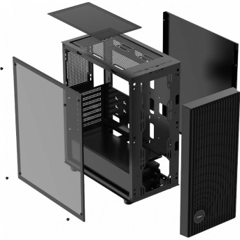 Корпус Ocypus Gamma C70 BK ATX/mATX/ITX 2xUSB Черный Gamma-C70-BKG000XX-GL в Metoo.kz - Metoo (5)