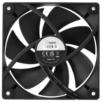 Вентилятор для корпуса Ocypus Delta F12 BK 3-IN-1 3x(120x120x25mm) 500-2000RPM 73CFM Черный в Metoo.kz - Metoo (4)