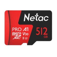 Карта памяти MicroSD, Netac P500 Extreme Pro 512GB 100MB/s Class 10, + SD Adapter