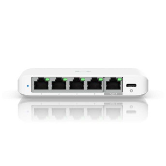 Коммутатор Ubiquiti UniFi Switch Flex Mini 2.5G, 5x2,5 GbE LAN, PoE in, 25 Gbps в Metoo.kz - Metoo (1)