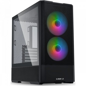 Корпус Lian Li Lancool 207 Black ATX/m-ATX/m-ITX 2x140mm ARGB Fans TypeC Black G99.LAN207RX.10R в Metoo.kz - Metoo (1)
