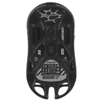 Мышь GravaStar Mercury XPro Galaxy Black, PAW3950, 32000 DPI, 2.4/BT/Wired, 49±3g в Metoo.kz - Metoo (2)
