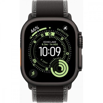 Apple Watch Ultra 3 GPS + Cellular 49mm Black Titanium Case with Black/Charcoal Trail Loop - M/L,Model A3281 в Metoo.kz - Metoo (2)