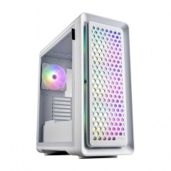 Компьютерный корпус FSP CUT593P(W), Без БП, 2xUSB3.0/<wbr>Type-C, 4xFAN140 ARGB, Glass, White, E-ATX