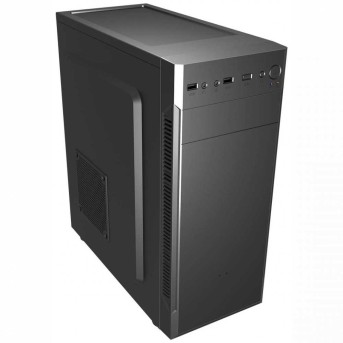 Компьютерный корпус FSP CMT160, Без БП, 1xUSB3.0/<wbr>2xUSB2.0, HD Audio, w/<wbr>o FAN, Black, ATX - Metoo (2)