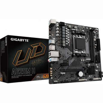 Материнская плата GIGABYTE A620M H, AM5, A620, PCIe4.0, HDMI+DP, 2xDDR5, GLAN, M.2(2580), mATX в Metoo.kz - Metoo (5)