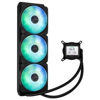 Водяное охлаждение CPU Asus PRIME LC 360 ARGB LCD 360mm Liquid CPU Cooler, 3x120mm PWM Fan, ARGB в Metoo.kz - Metoo (3)