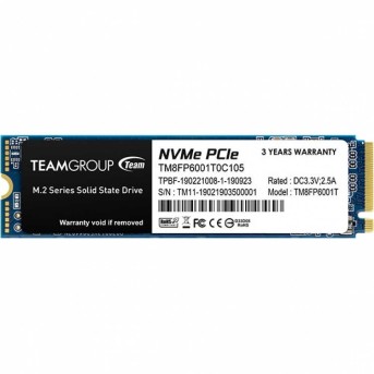 Твердотельный накопитель 1000GB SSD TeamGroup MP33 M.2 NVMe R1800Mb/s W1500MB/s TM8FP6001T0C101 в Metoo.kz - Metoo (1)